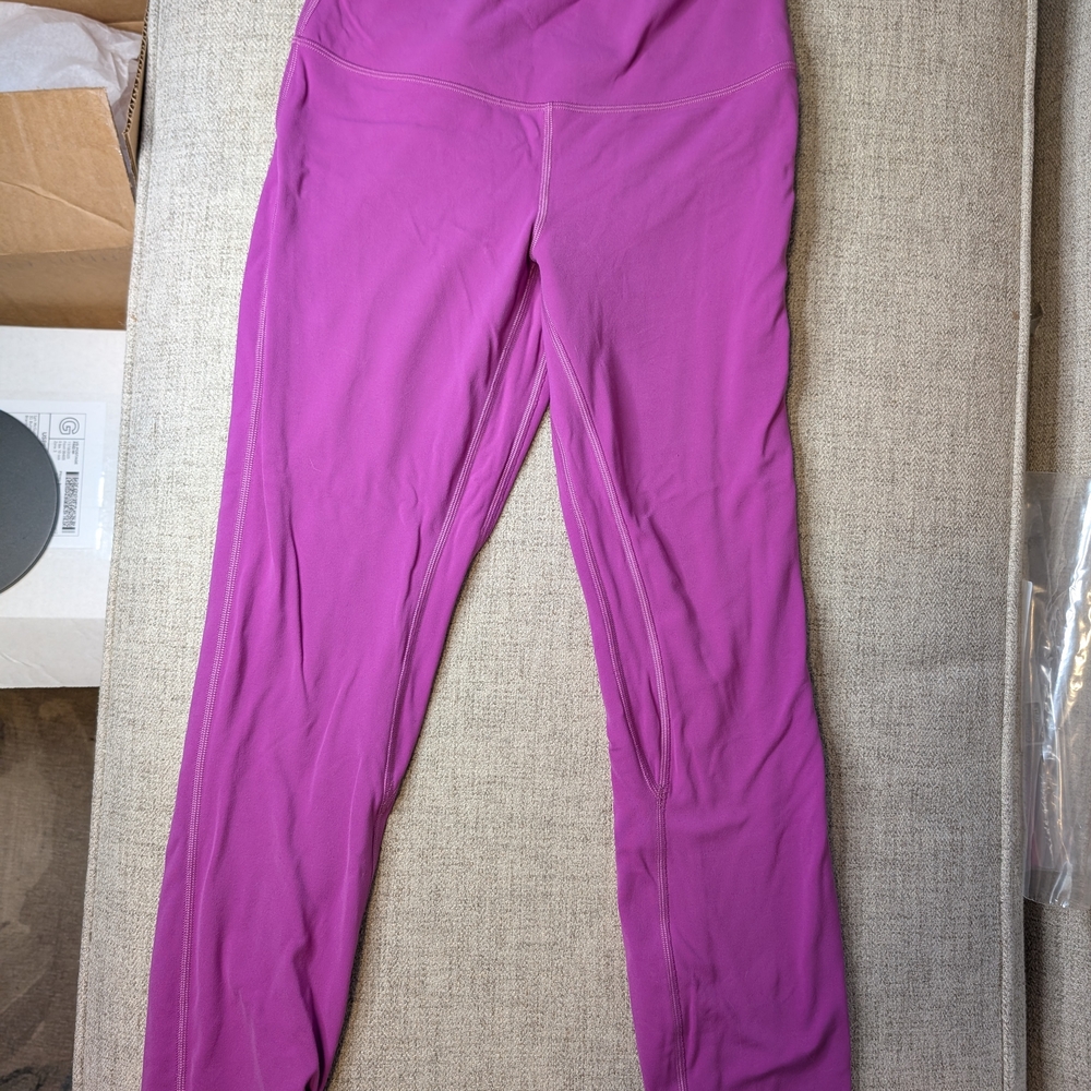 Lululemon Women's Purple/Pink Leggings Align